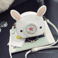 Pas cher Fantaisie Enfants sac Mignon cochon petit sac Avec des oreilles Mode Style Rond cross body sac pour les filles en gros